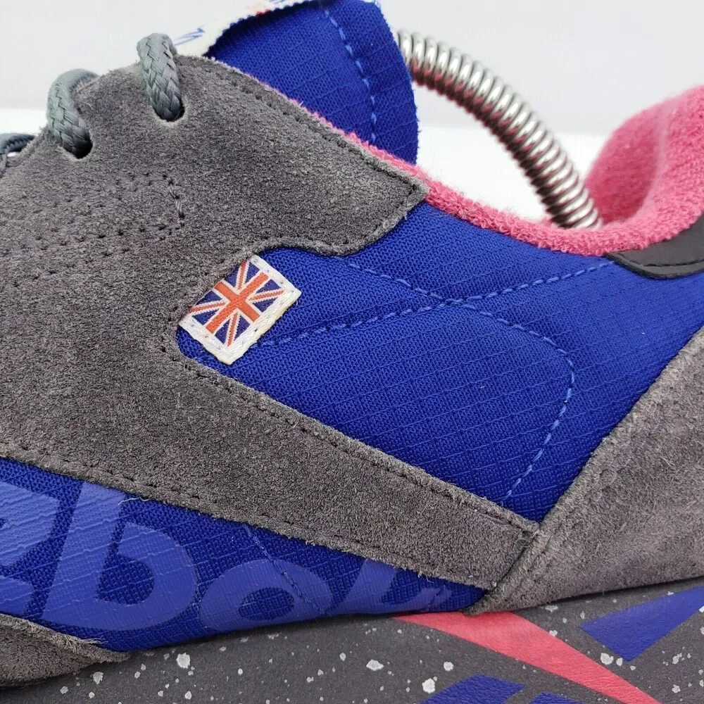 Reebok Classic Concept Sample Ripple Mens Size 10.5 Gray Blue Suede Sneaker Shoe